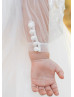 Ivory Fabulous Long Sleeves Flower Girl Dress Infant Dress